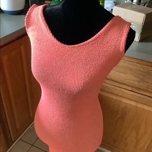 Beautiful Coral Victoria Secret Stretch Dress